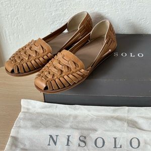 Brand New, Size 6 Nisolo Huarache Sandals in Almond